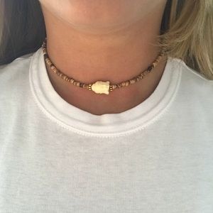 Buddha choker necklace